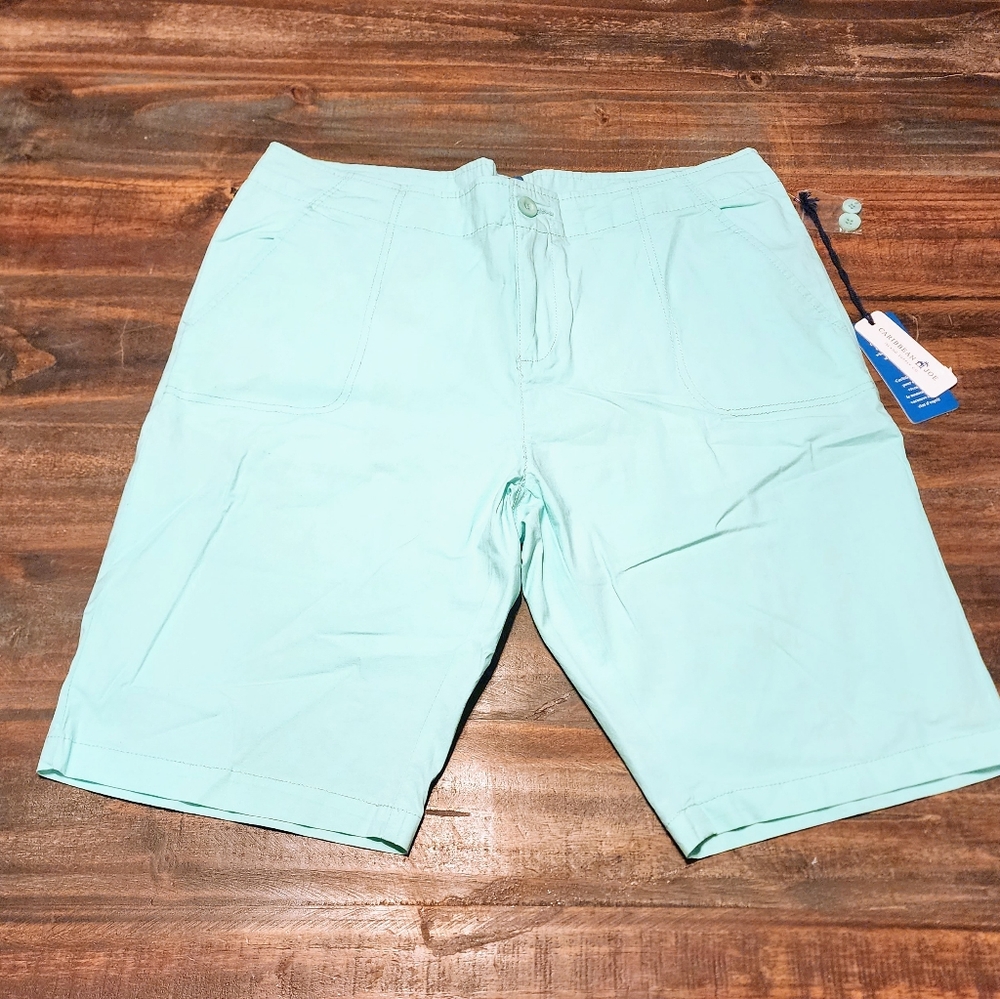 CARIBBEAN JOE Bermuda Shorts Size 14